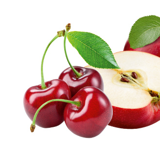 Frucht im Produkt Apfel-Kirsche