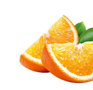 Frucht im Produkt Orange
