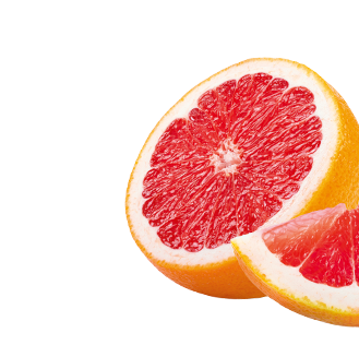 Frucht im Produkt Pink Grapefruit