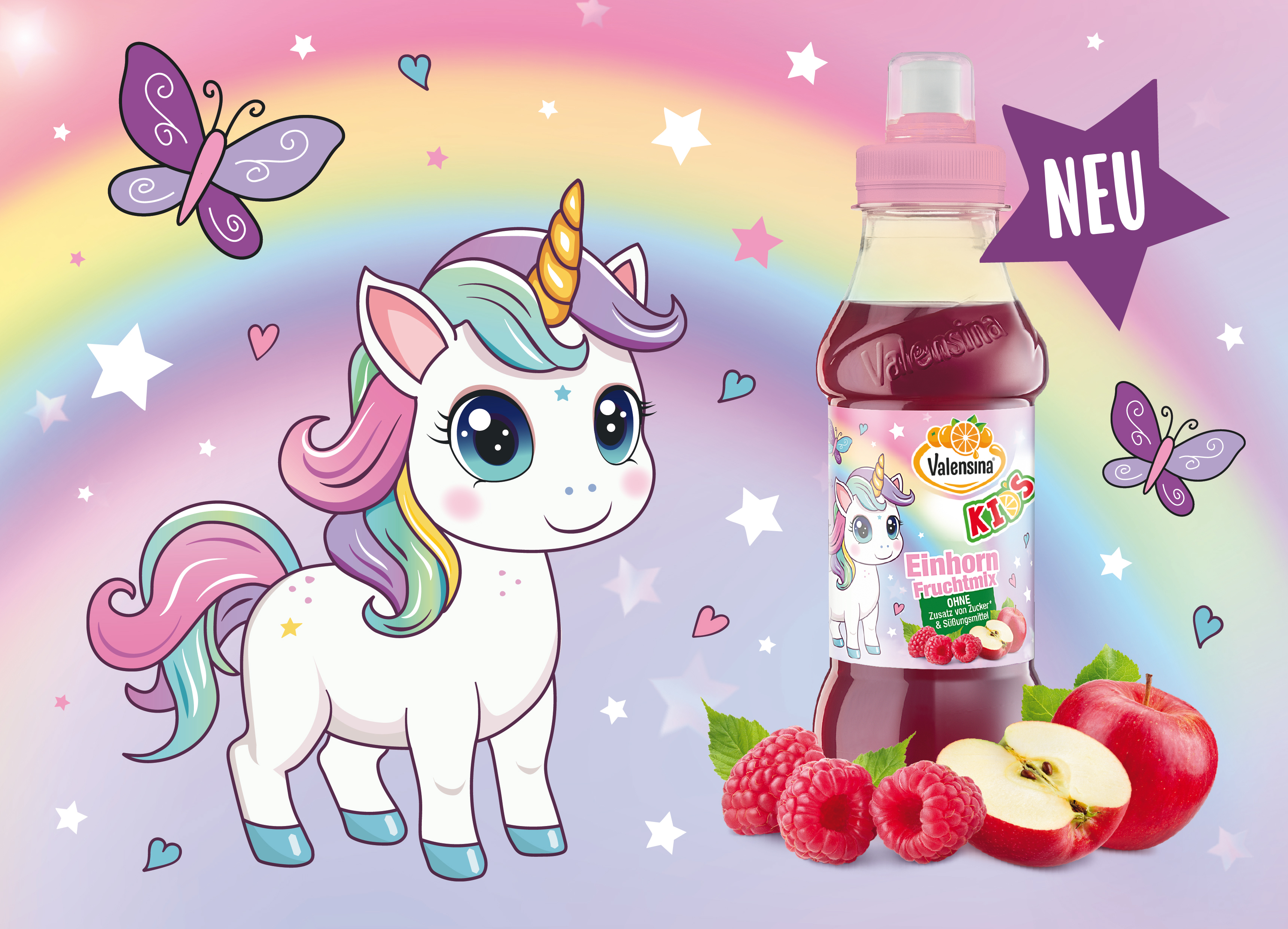 Valensina bringt fruchtig-pinken Zauber in den Familienalltag