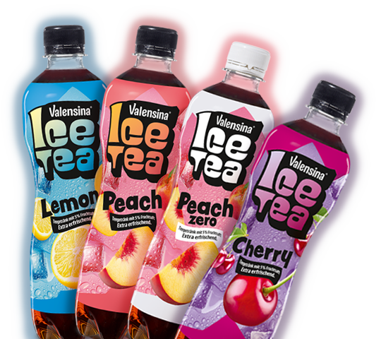 Valensina IceTea Flaschen