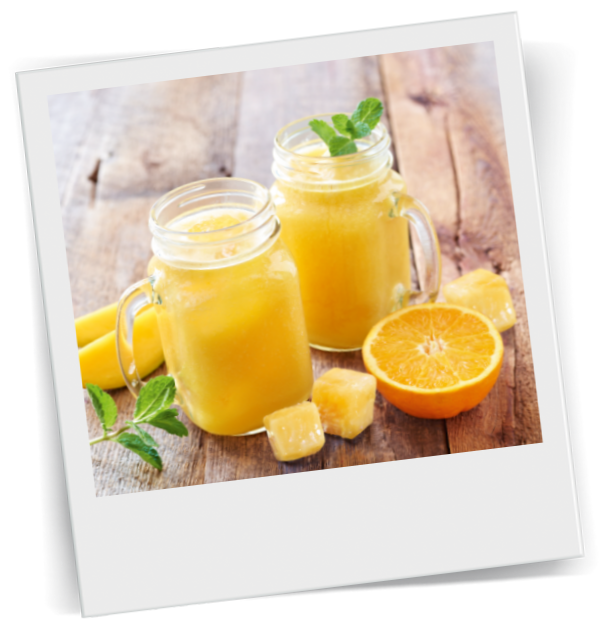 Ein Foto von Orangensaft